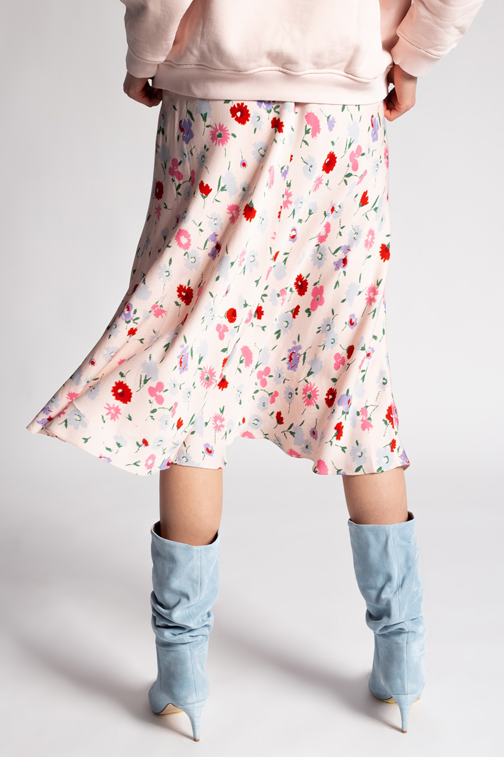 Skirt with floral print Samsøe Samsøe